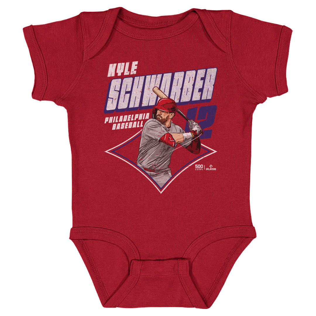 Kyle Schwarber Kids Baby Onesie | 500 LEVEL