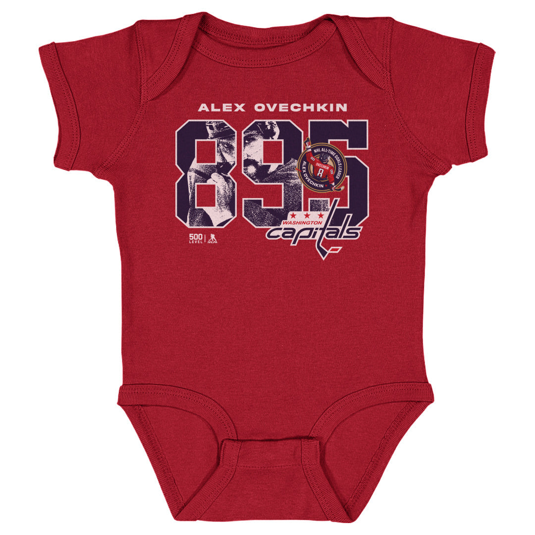 Alex Ovechkin Kids Baby Onesie | 500 LEVEL