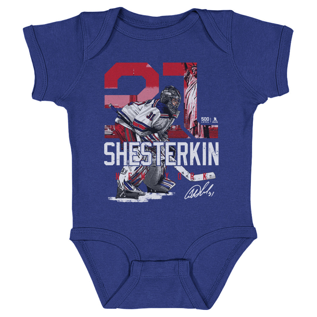 Igor Shesterkin Kids Baby Onesie | 500 LEVEL