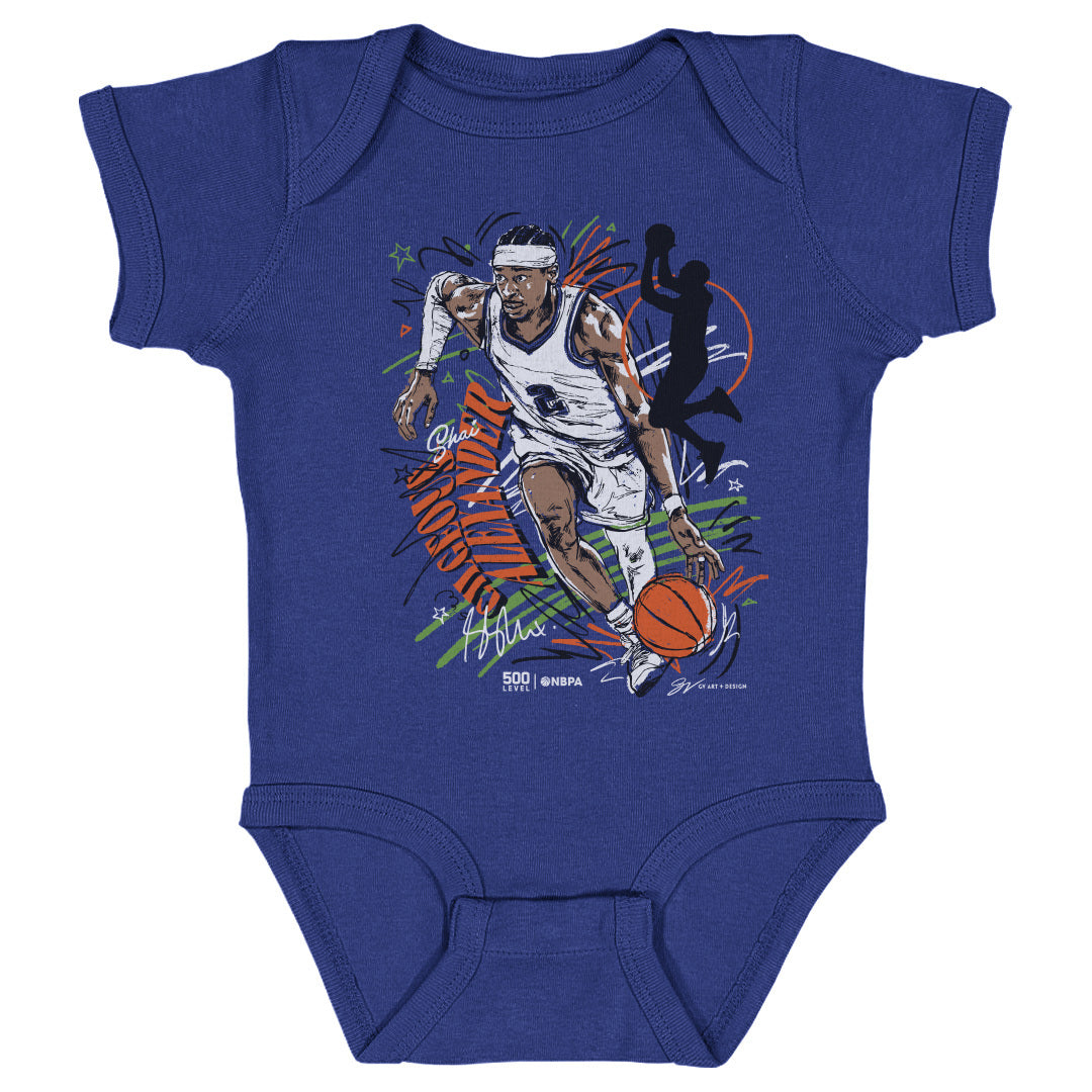 Shai Gilgeous-Alexander Kids Baby Onesie | 500 LEVEL