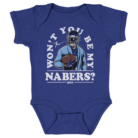 Malik Nabers Kids Baby Onesie | 500 LEVEL