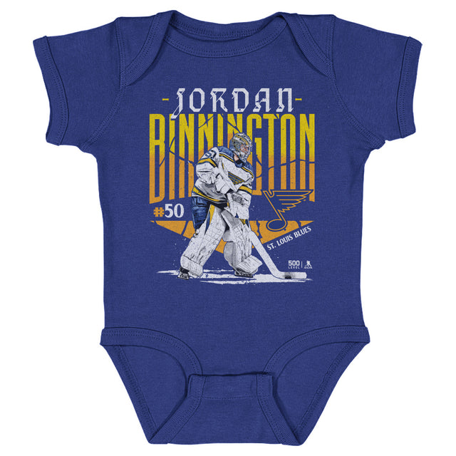 Jordan Binnington Kids Baby Onesie | 500 LEVEL