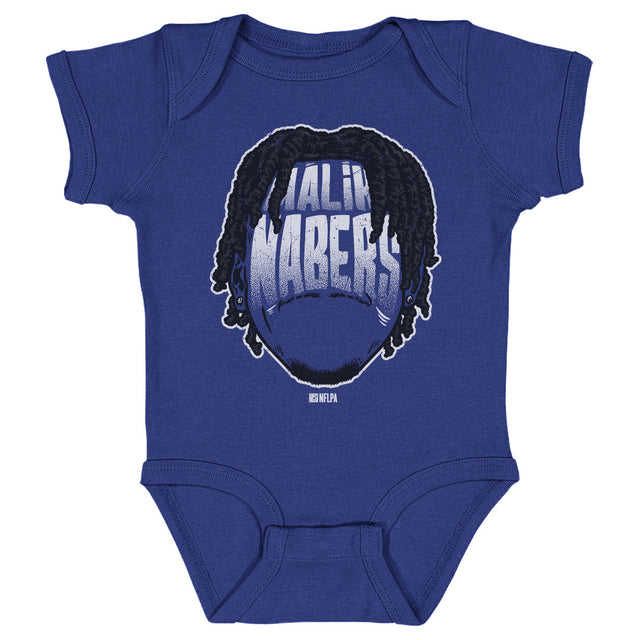 Malik Nabers Kids Baby Onesie | 500 LEVEL