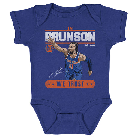 Jalen Brunson Kids Baby Onesie | 500 LEVEL