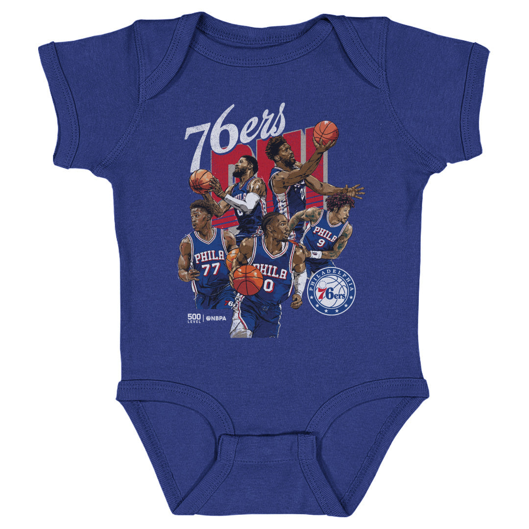 Philadelphia 76ers Kids Baby Onesie | 500 LEVEL
