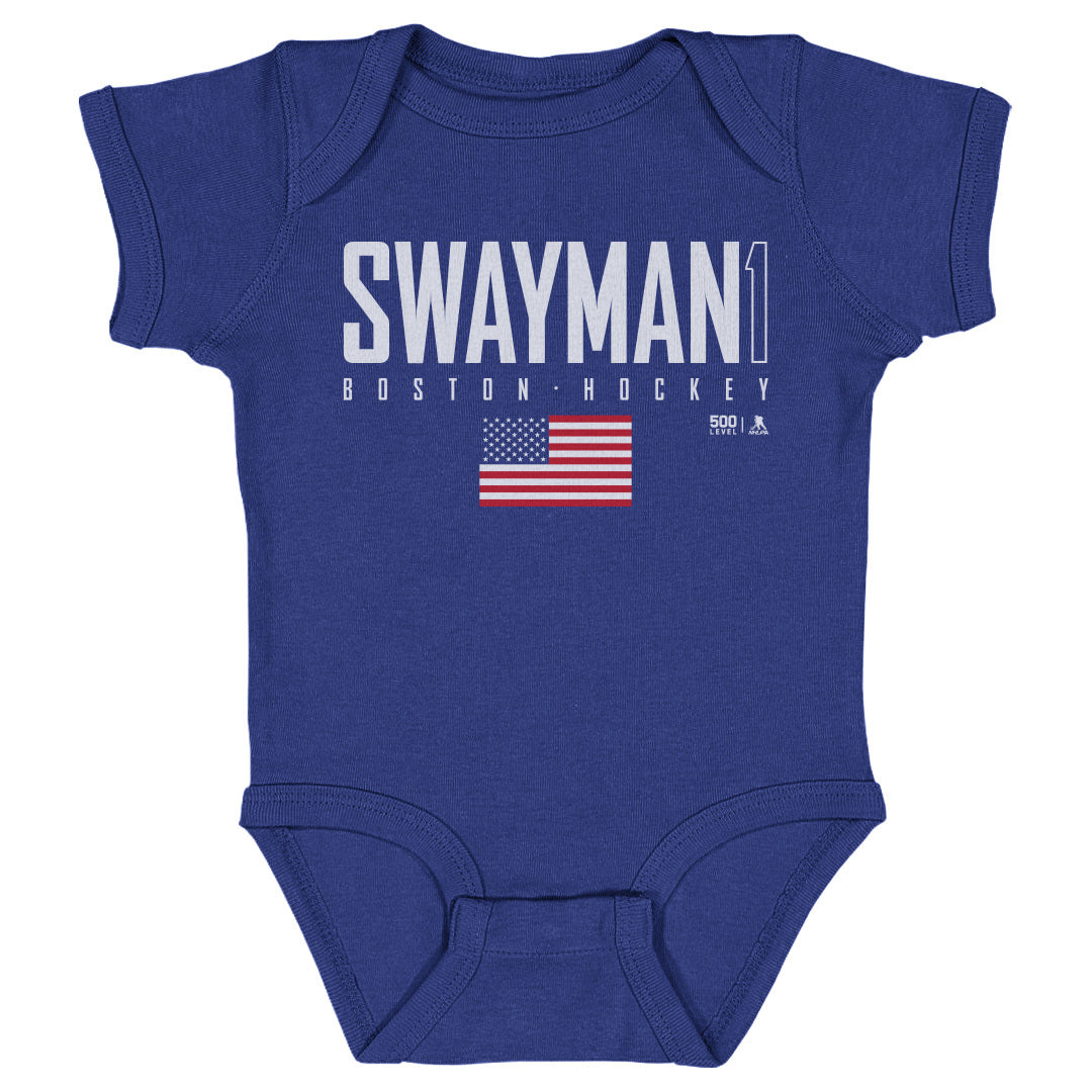 Jeremy Swayman Kids Baby Onesie | 500 LEVEL
