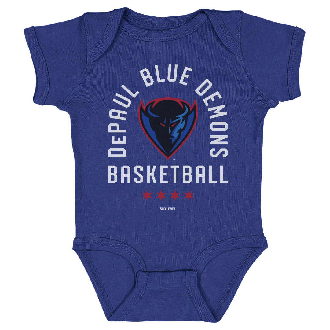 DePaul Blue Demons Kids Baby Onesie | 500 LEVEL