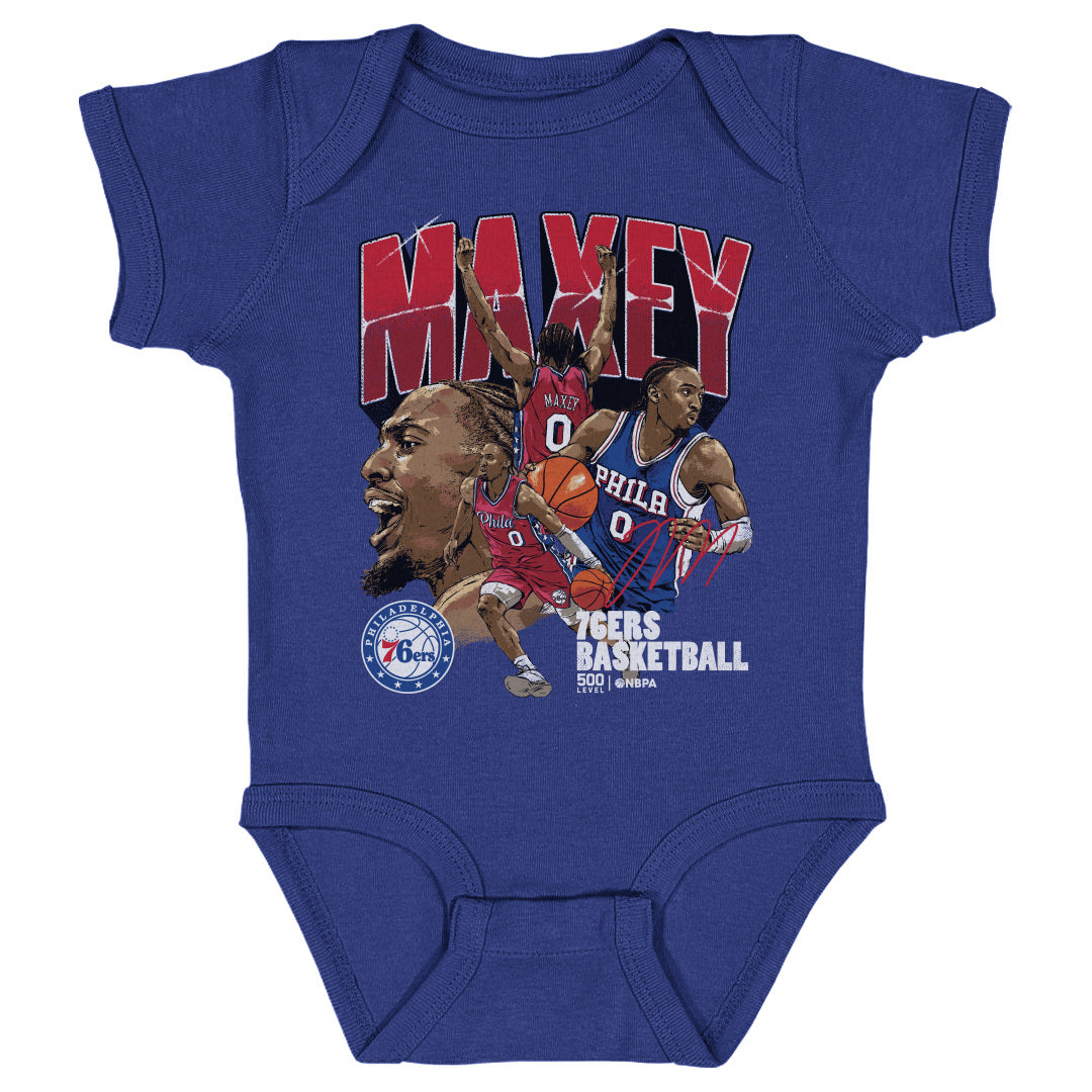 Tyrese Maxey Kids Baby Onesie | 500 LEVEL