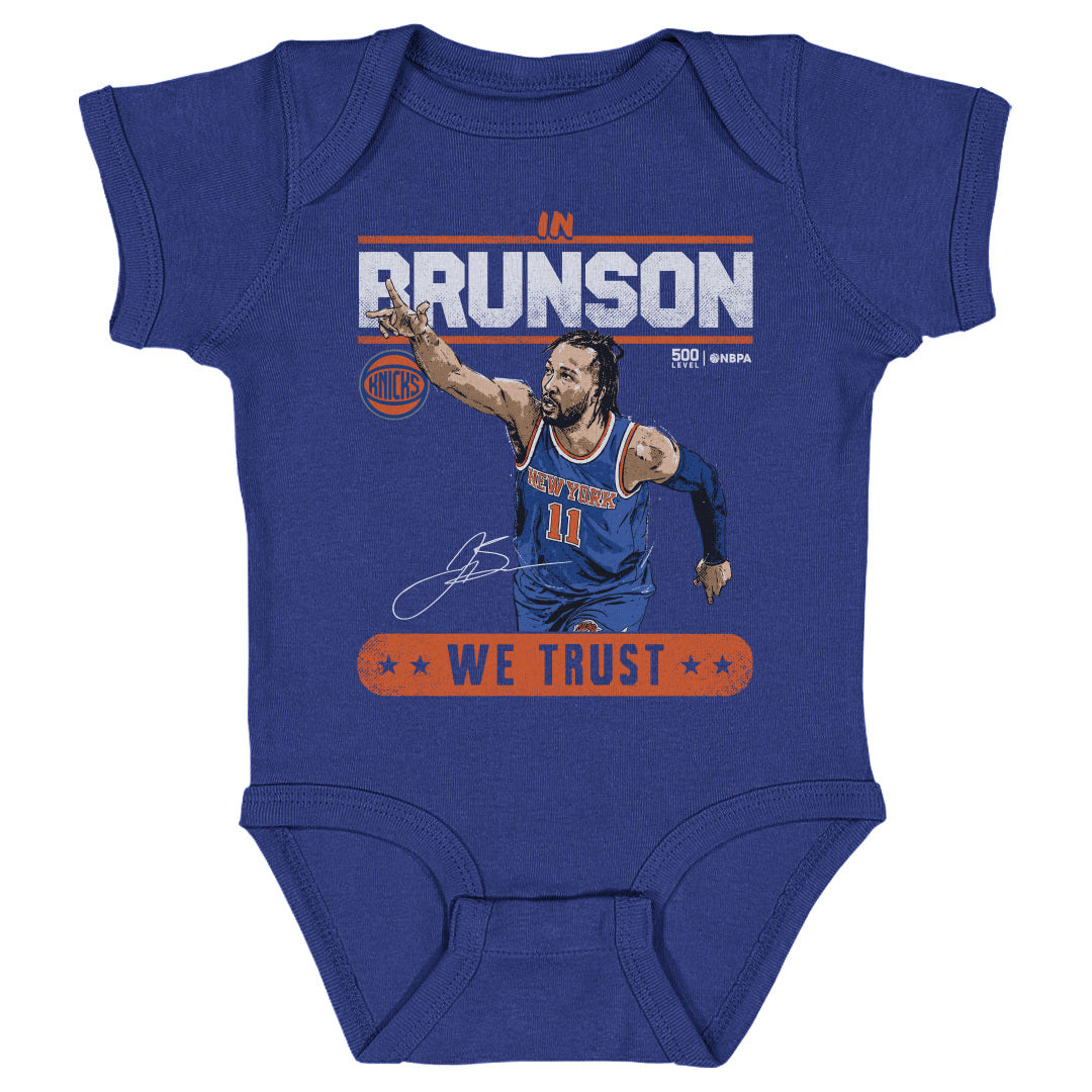 Jalen Brunson Kids Baby Onesie | 500 LEVEL