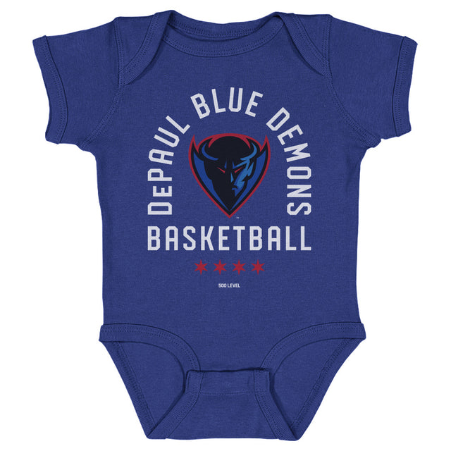 DePaul Blue Demons Kids Baby Onesie | 500 LEVEL