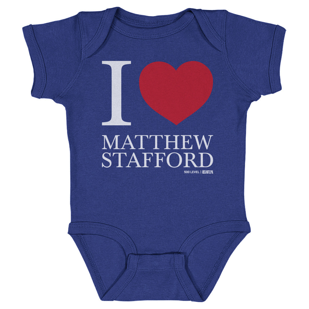 Matthew Stafford Kids Baby Onesie | 500 LEVEL