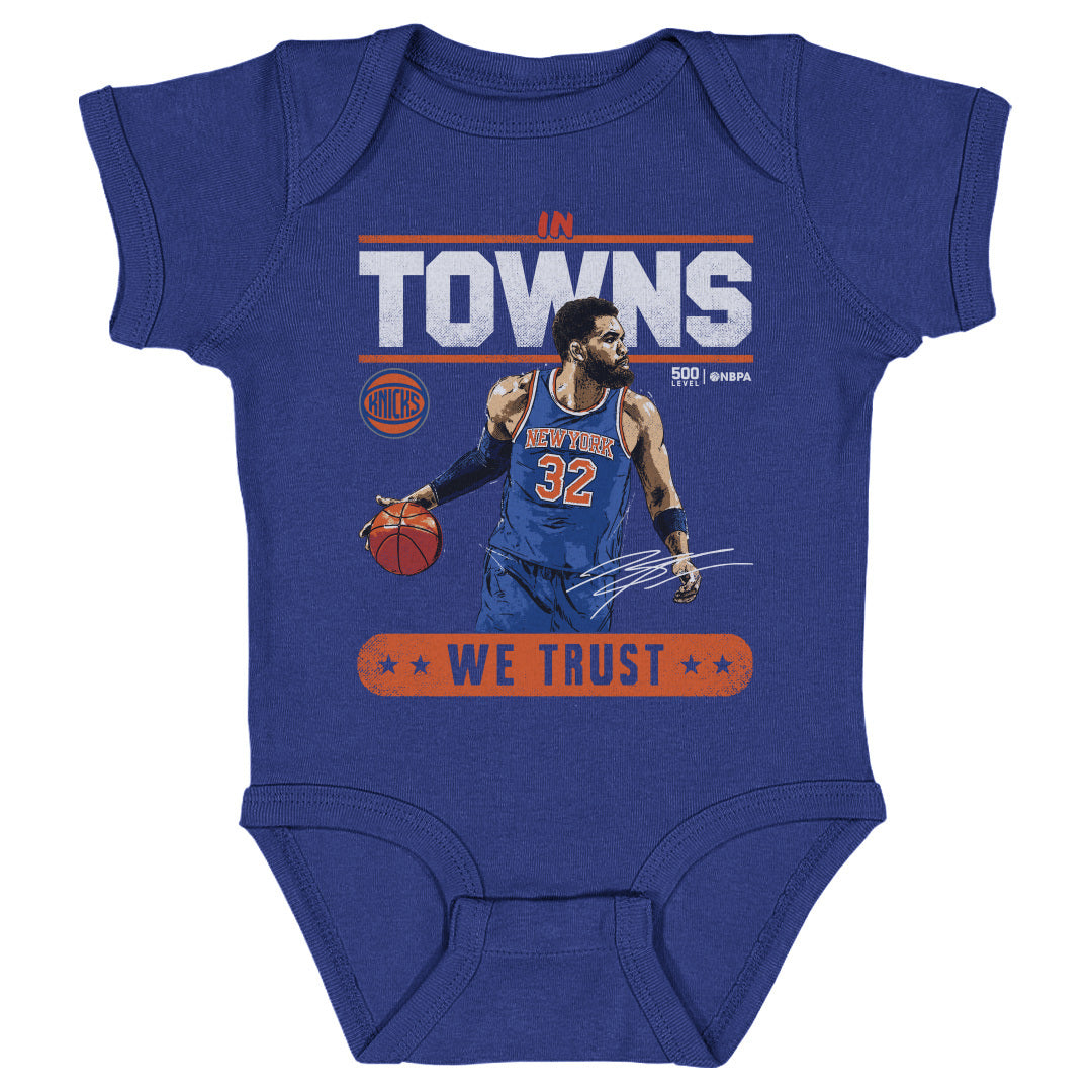 Karl-Anthony Towns Kids Baby Onesie | 500 LEVEL