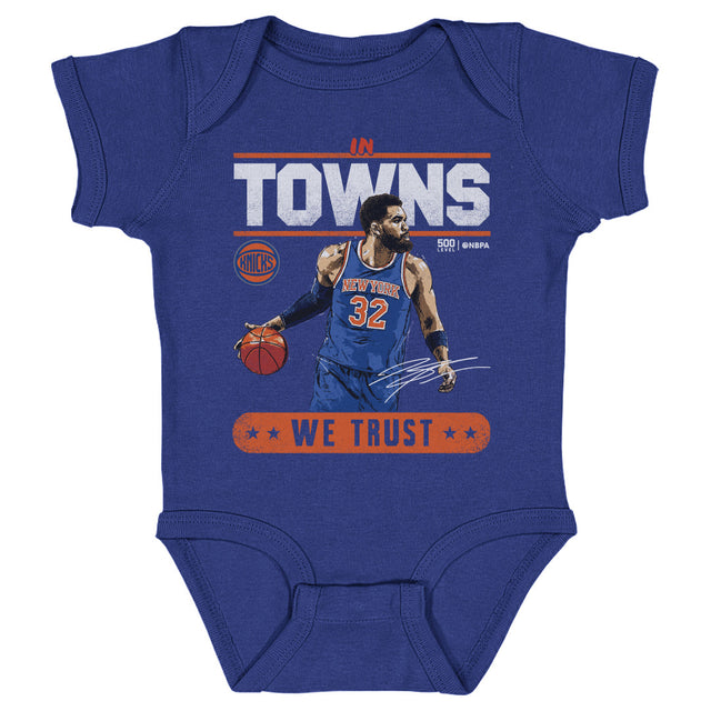Karl-Anthony Towns Kids Baby Onesie | 500 LEVEL