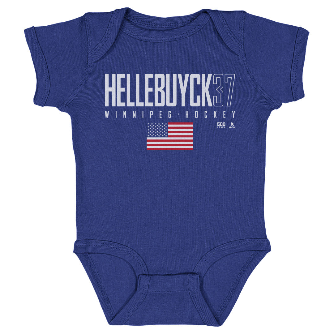 Connor Hellebuyck Kids Baby Onesie | 500 LEVEL
