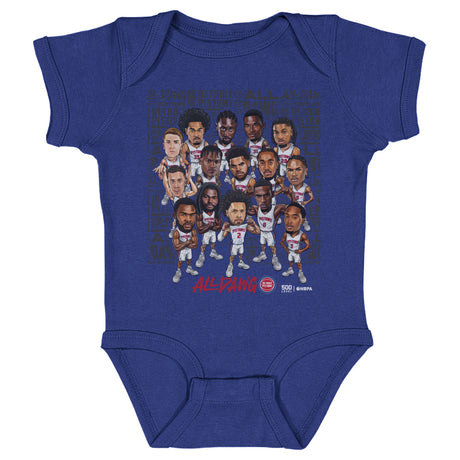 Detroit Pistons Kids Baby Onesie | 500 LEVEL
