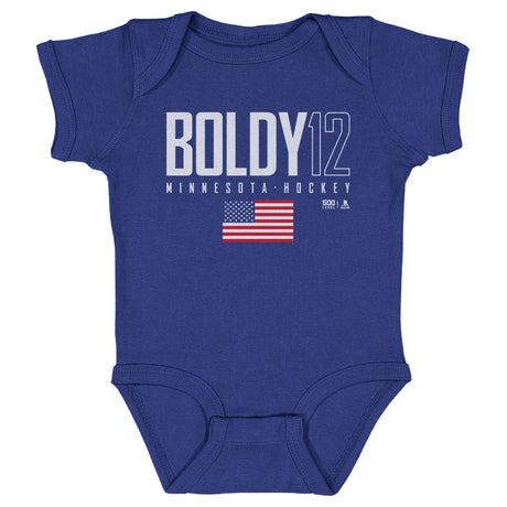 Matt Boldy Kids Baby Onesie | 500 LEVEL