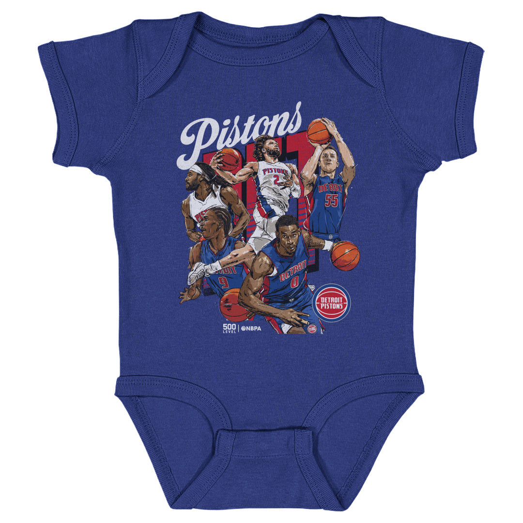 Detroit Pistons Kids Baby Onesie | 500 LEVEL