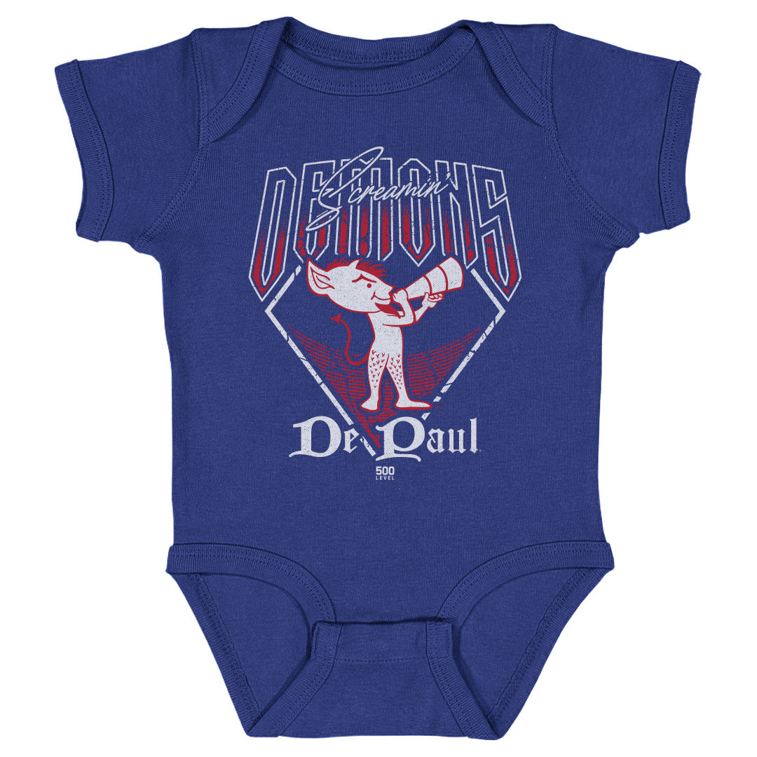 DePaul Blue Demons Kids Baby Onesie | 500 LEVEL