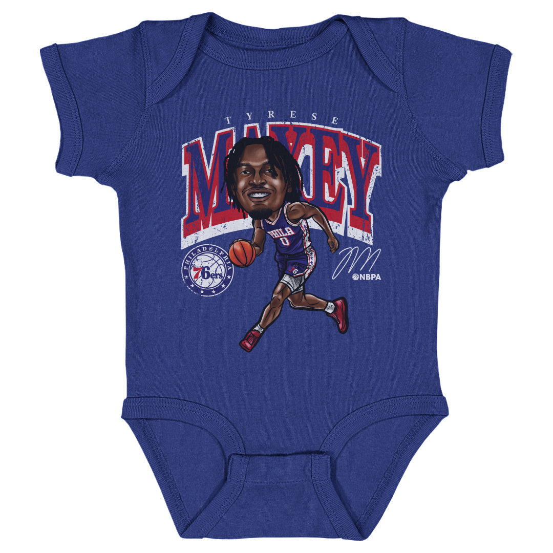 Tyrese Maxey Kids Baby Onesie | 500 LEVEL