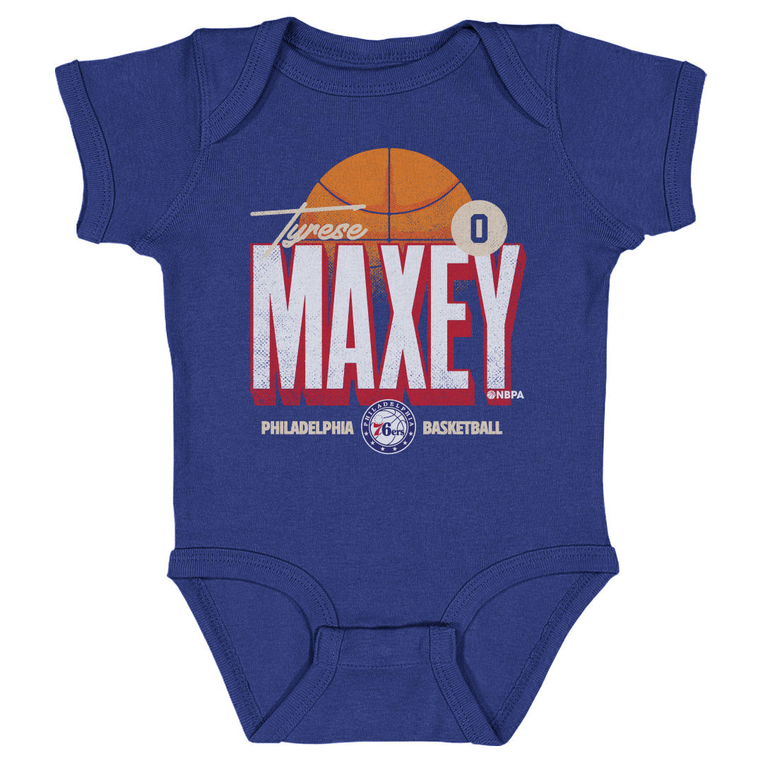 Tyrese Maxey Kids Baby Onesie | 500 LEVEL