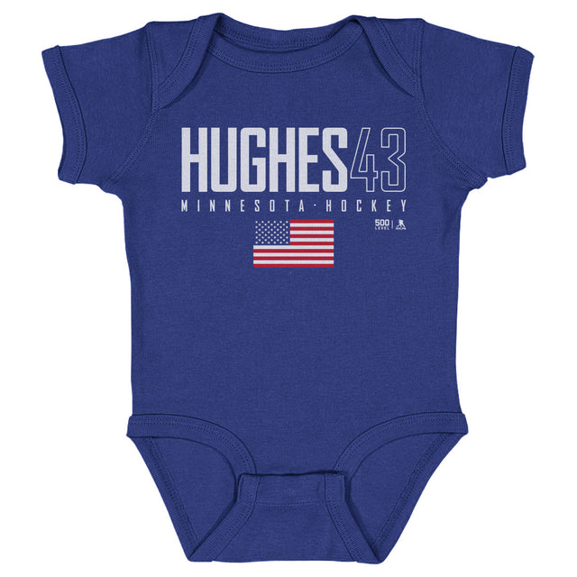Quinn Hughes Kids Baby Onesie | 500 LEVEL