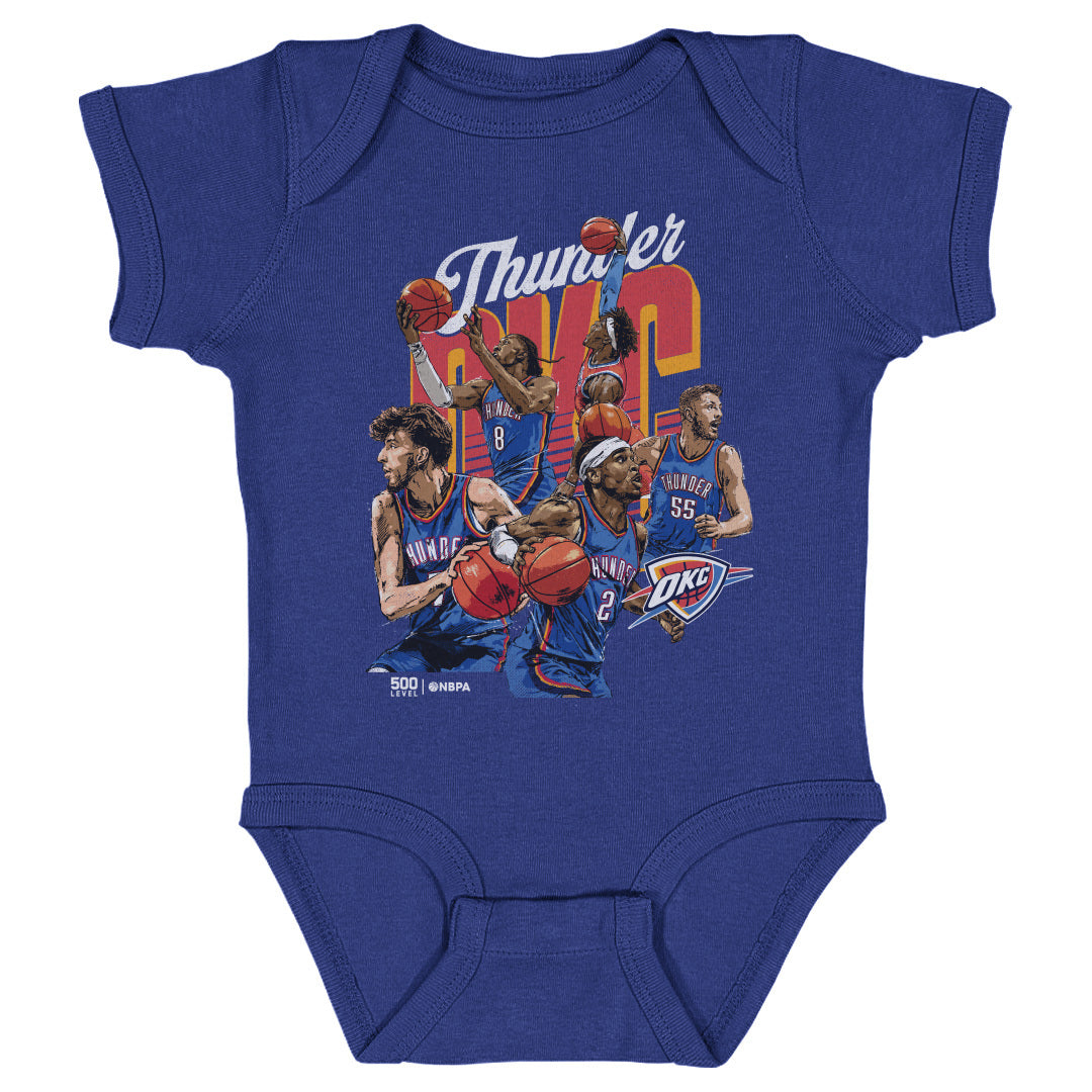 Oklahoma City Thunder Kids Baby Onesie | 500 LEVEL