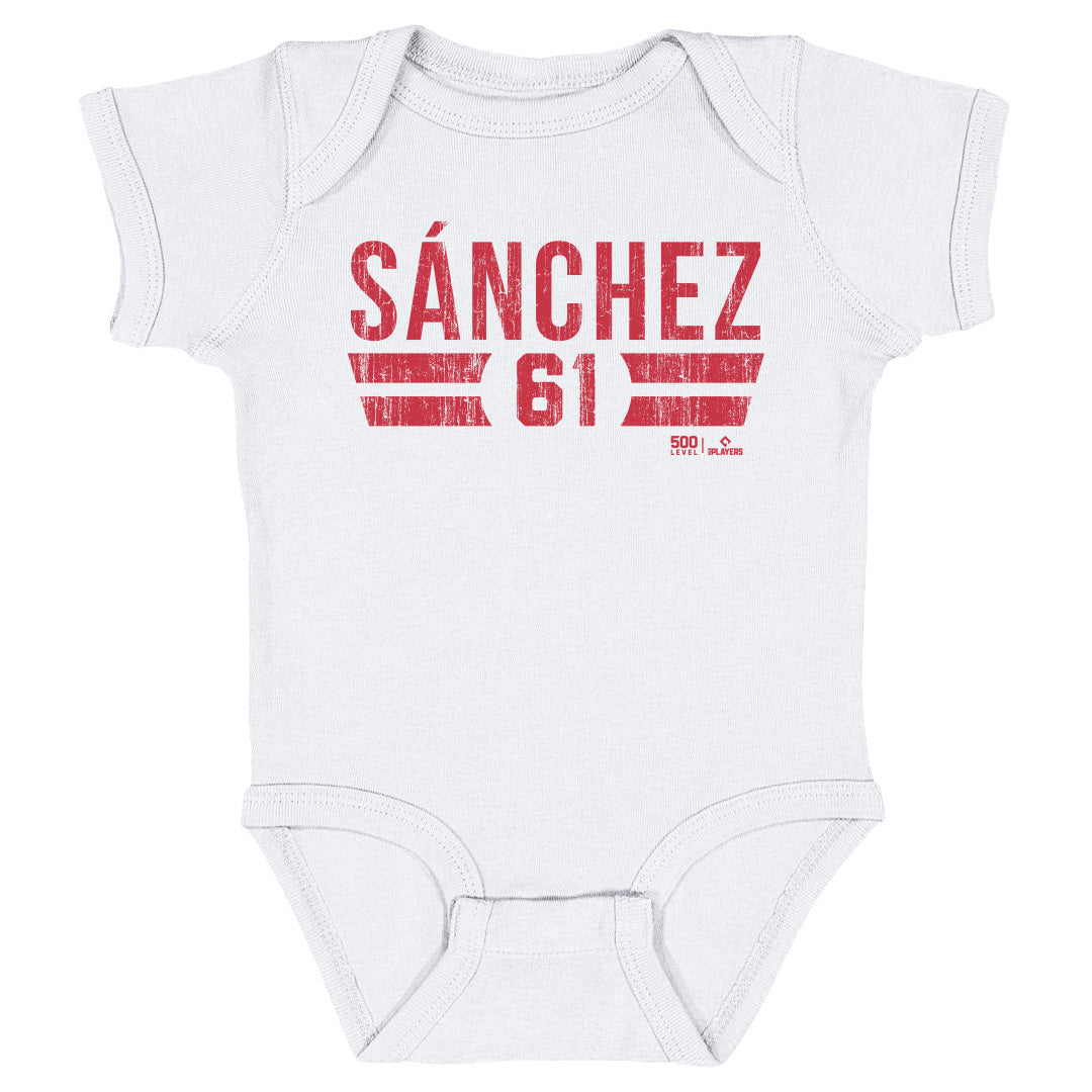 Cristopher Sanchez Kids Baby Onesie | 500 LEVEL