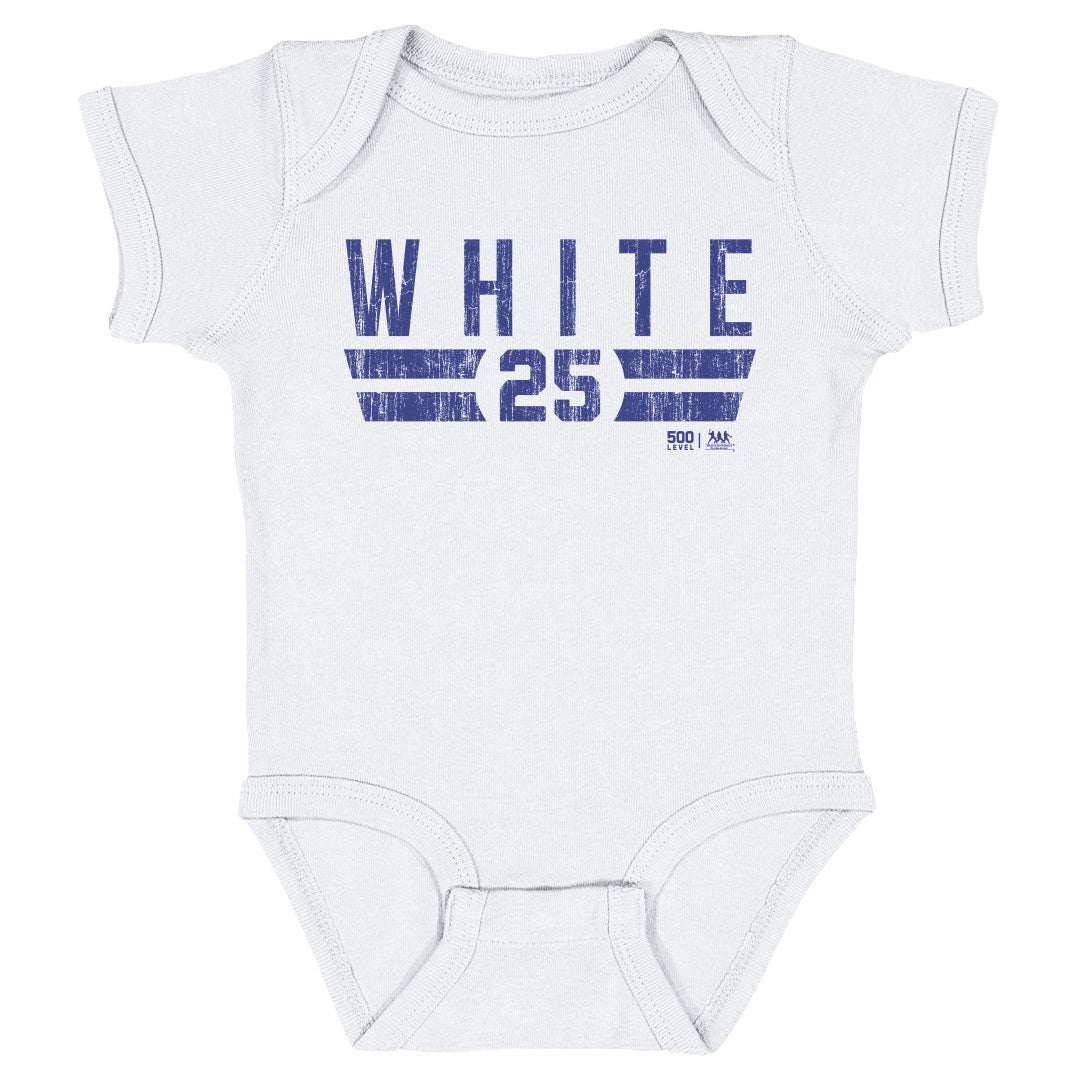 Devon White Kids Baby Onesie | 500 LEVEL