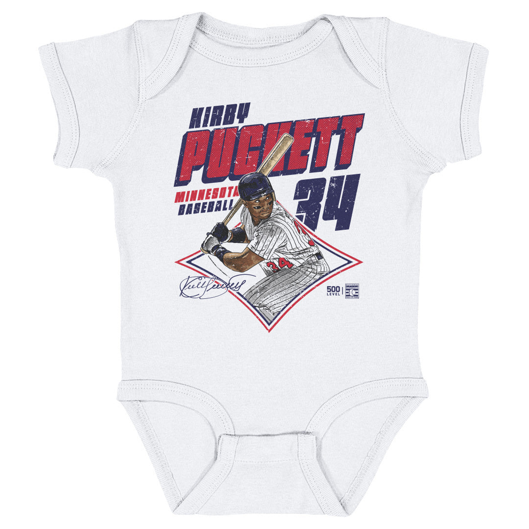 Kirby Puckett Kids Baby Onesie | 500 LEVEL