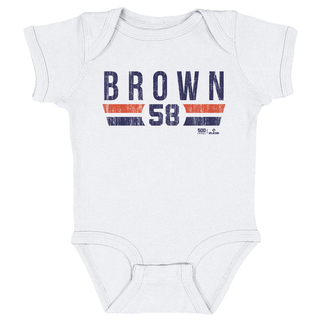 Hunter Brown Kids Baby Onesie | 500 LEVEL