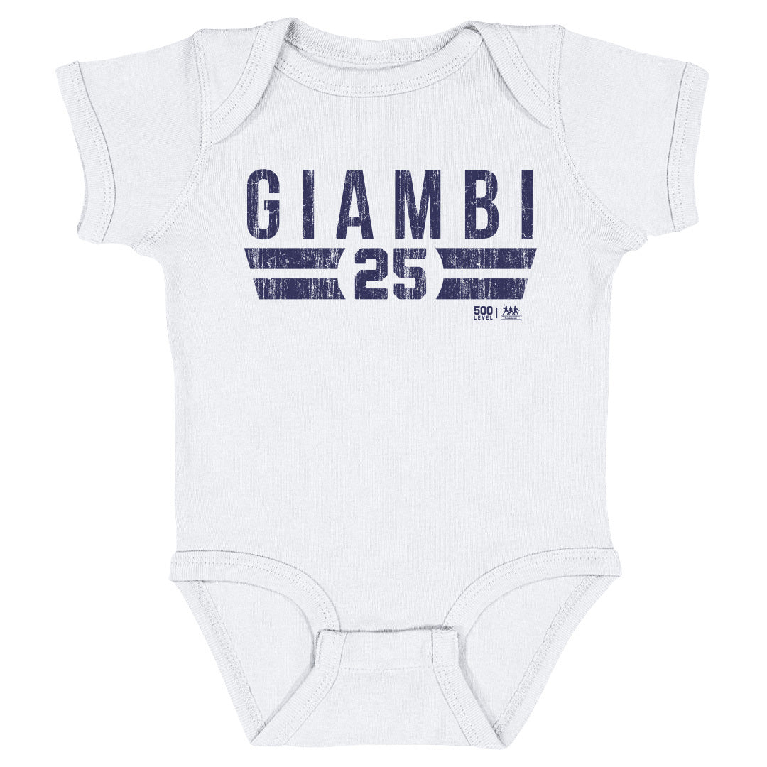 Jason Giambi Kids Baby Onesie | 500 LEVEL