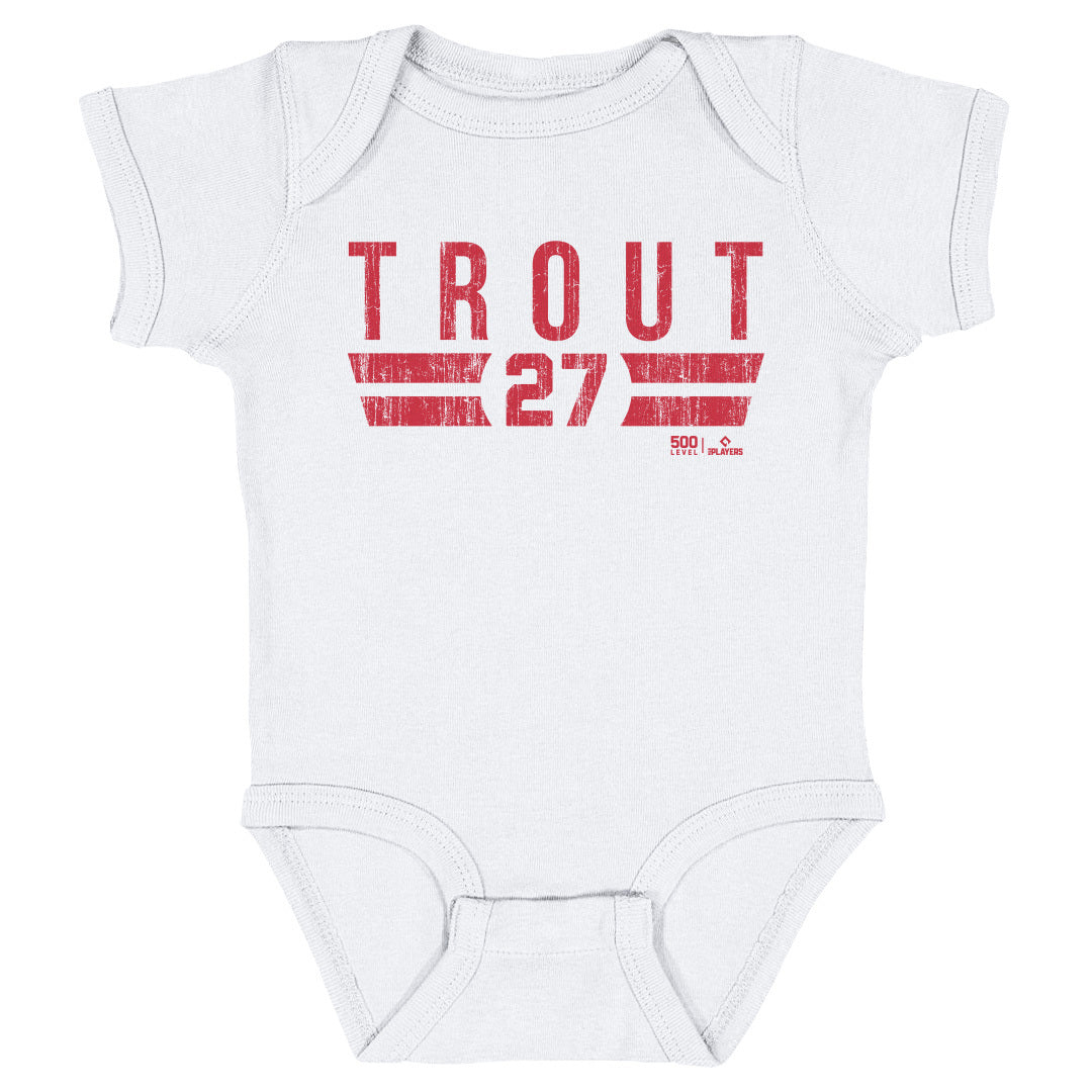 Mike Trout Kids Baby Onesie | 500 LEVEL
