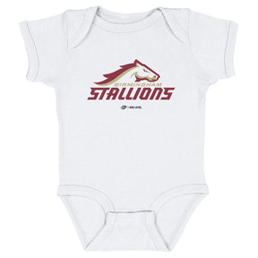 Birmingham Stallions Kids Baby Onesie | 500 LEVEL