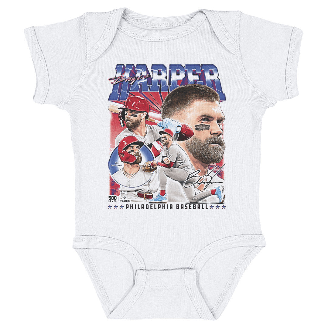 Bryce Harper Kids Baby Onesie | 500 LEVEL