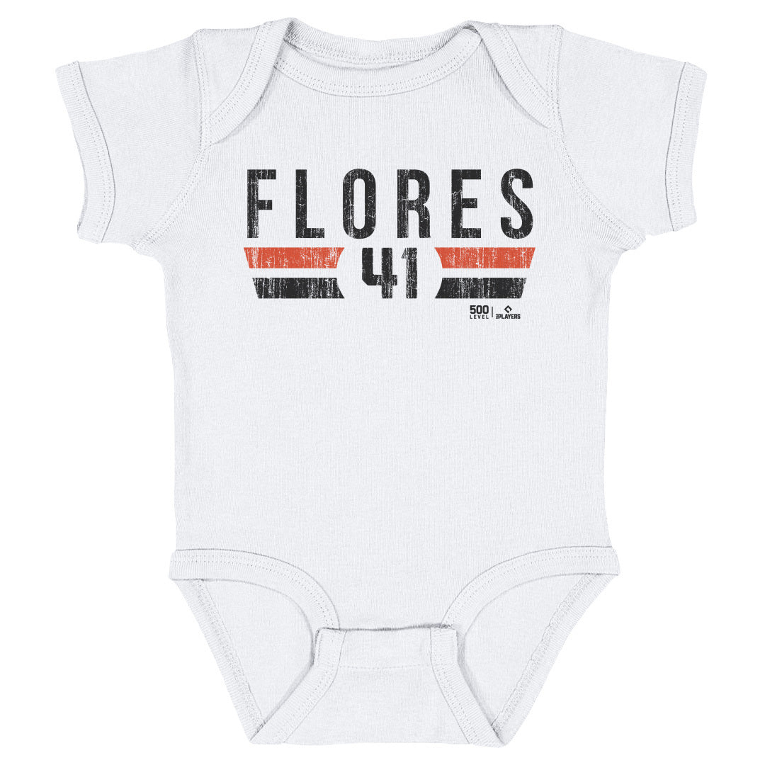 Wilmer Flores Kids Baby Onesie | 500 LEVEL