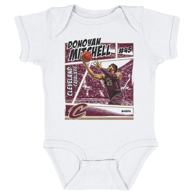 Donovan Mitchell Kids Baby Onesie | 500 LEVEL