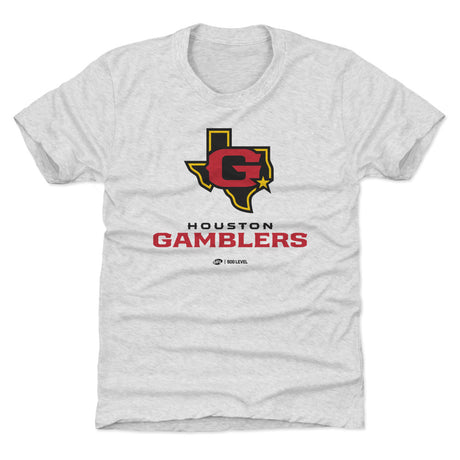 Houston Gamblers Kids T-Shirt | 500 LEVEL