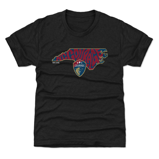 North Carolina Courage Kids T-Shirt | 500 LEVEL