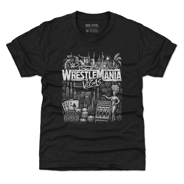WrestleMania Kids T-Shirt | 500 LEVEL