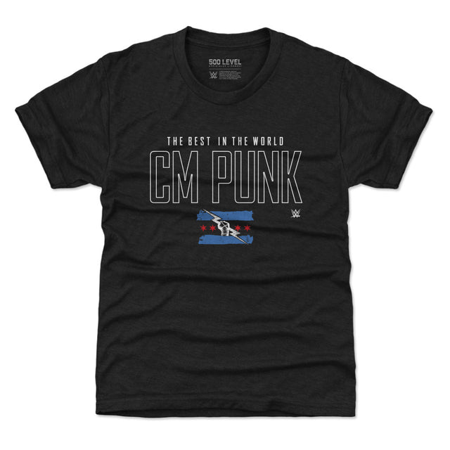 CM Punk Kids T-Shirt | 500 LEVEL