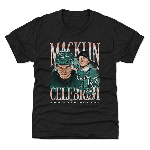 Macklin Celebrini Kids T-Shirt | 500 LEVEL