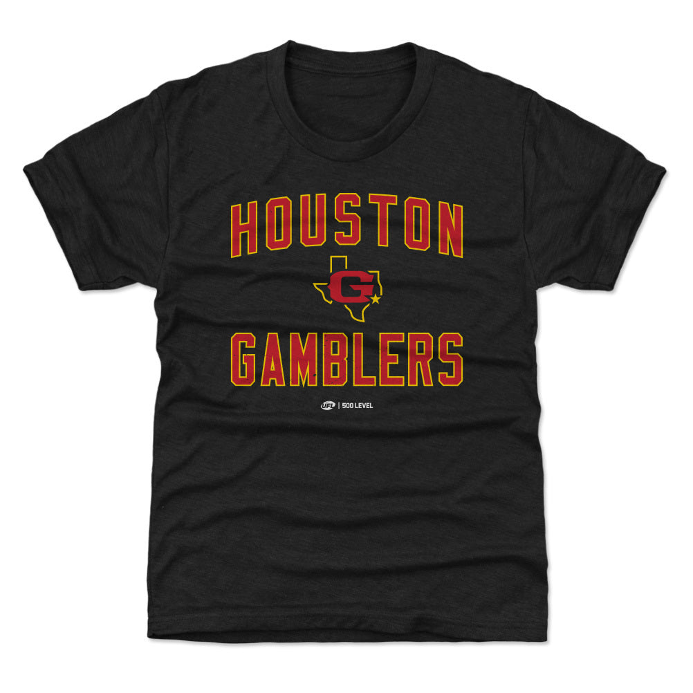 Houston Gamblers Kids T-Shirt | 500 LEVEL