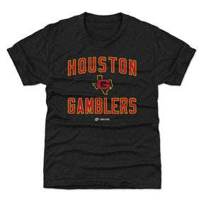 Houston Gamblers Kids T-Shirt | 500 LEVEL