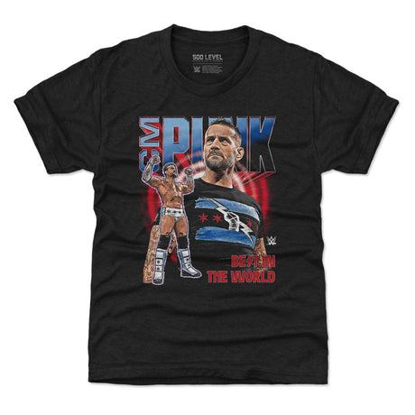 CM Punk Kids T-Shirt | 500 LEVEL