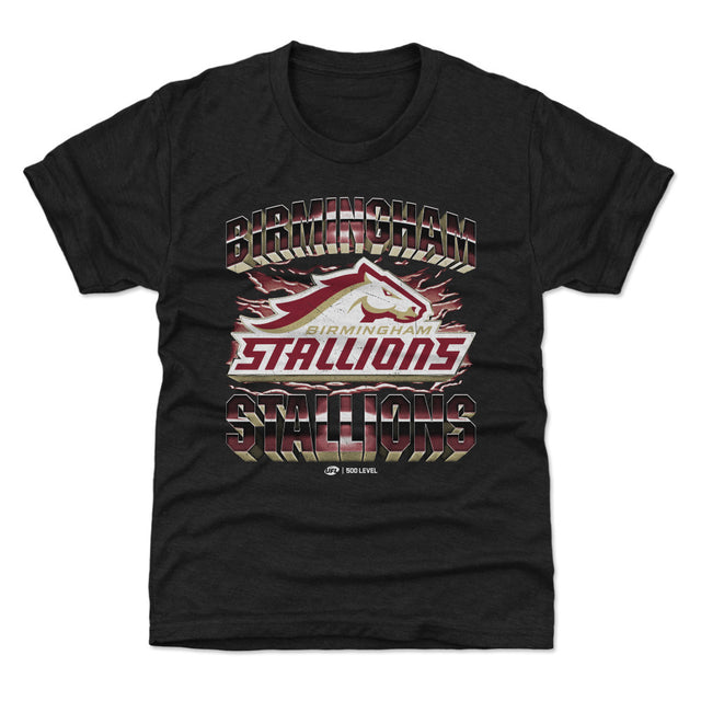 Birmingham Stallions Kids T-Shirt | 500 LEVEL