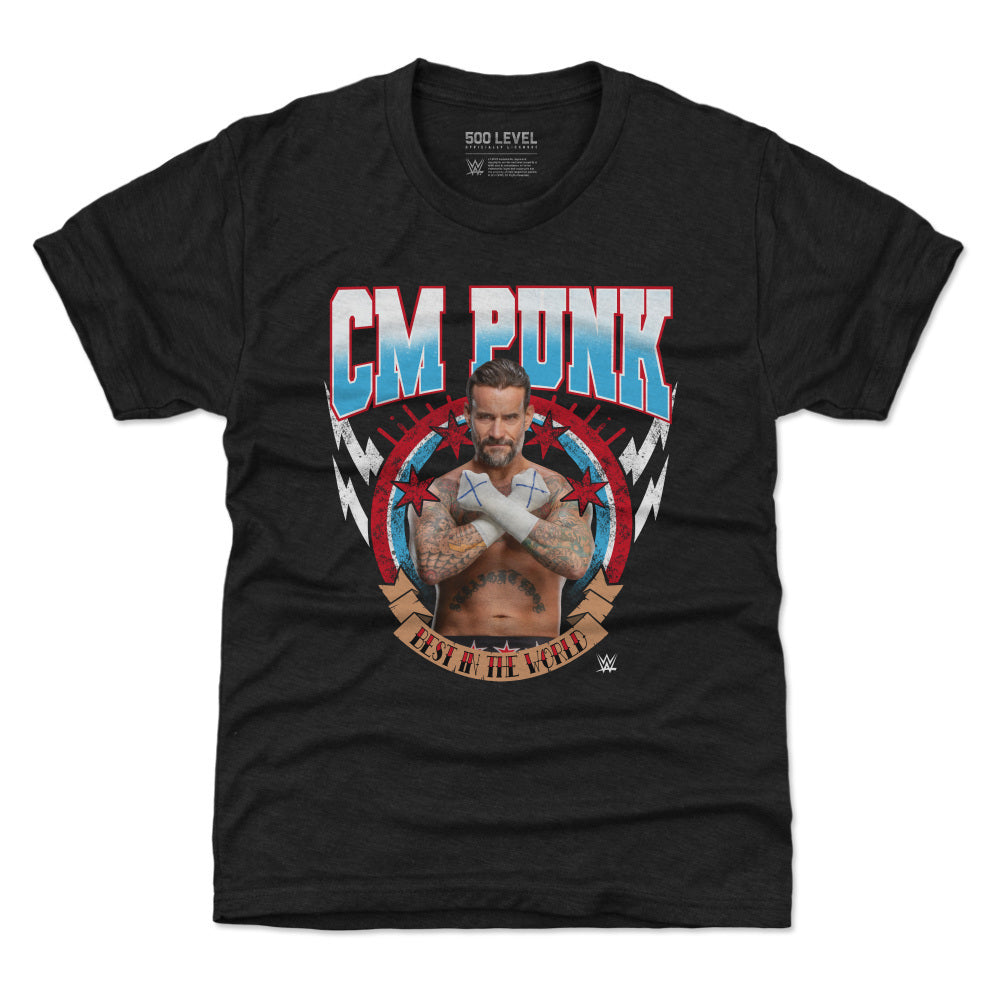 CM Punk Kids T-Shirt | 500 LEVEL