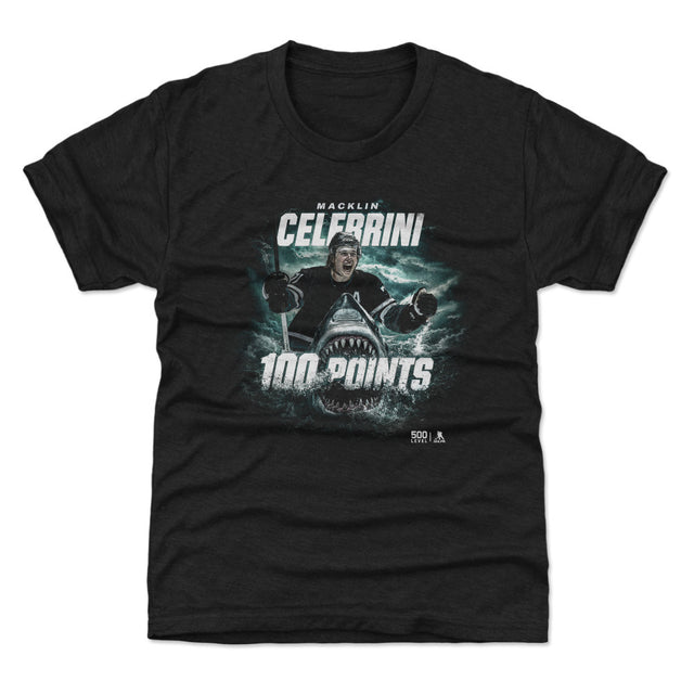 Macklin Celebrini Kids T-Shirt | 500 LEVEL