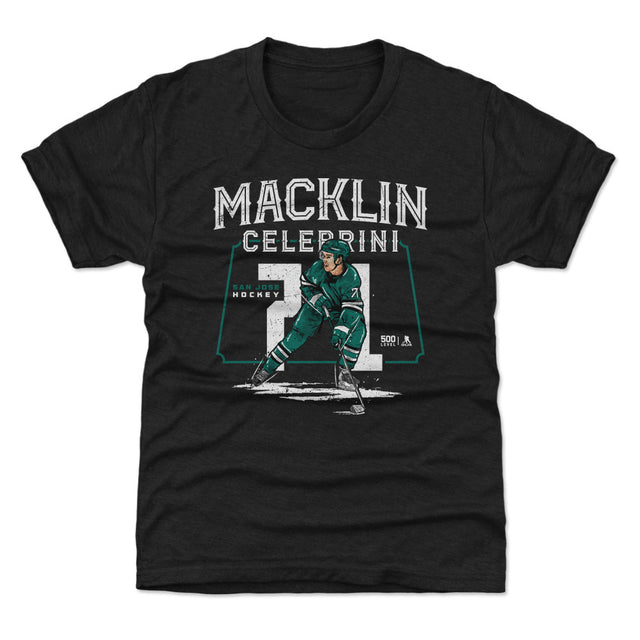Macklin Celebrini Kids T-Shirt | 500 LEVEL