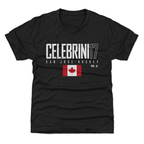 Macklin Celebrini Kids T-Shirt | 500 LEVEL
