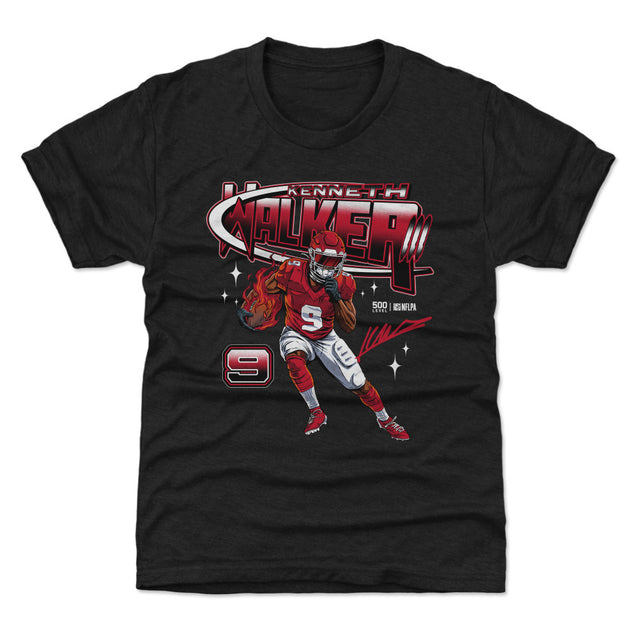 Kenneth Walker III Kids T-Shirt | 500 LEVEL